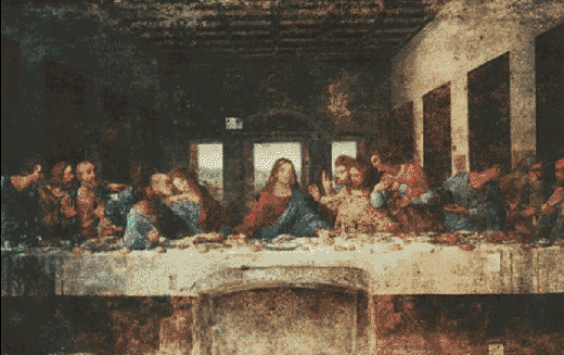 Леонардо да Винчи - фреска 