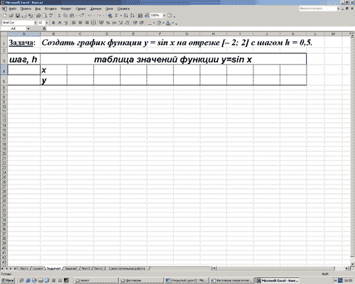 Контрольная работа: Табличний процесор Excel Майстер функцій