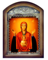 икона Спиридона Иконникова “Знамение Божьей
Матери”