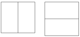 А4 горизонталь. Лист разделенный на дне части. Лист поделенный на 2 части. Прямоугольник разделенный на 2 части. Лист поделенный пополам.