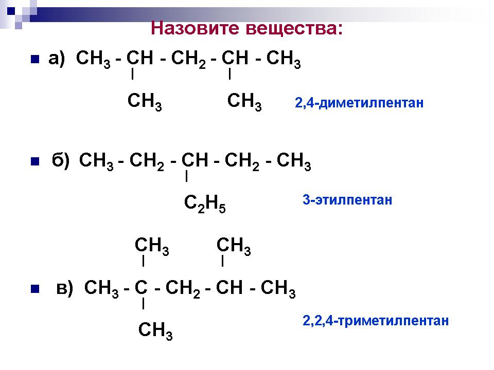 3 3 диметилпентан алкан