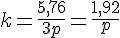 http://www.egetrener.ru/cgi-bin/mimetex.cgi?k=\frac%7b5,76%7d%7b3p%7d=\frac%7b1,92%7d%7bp%7d