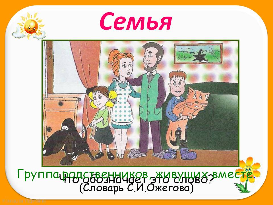 Проект по этике 4 класс моя семья