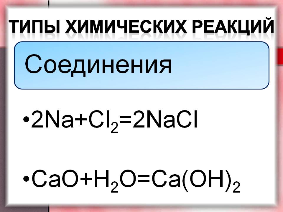 Химические реакции 8 класс презентация